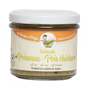 Tartinade Poireaux-pois chiches